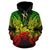 New Caledonia Polynesian ll Over Hoodie Map Reggae - Polynesian Pride