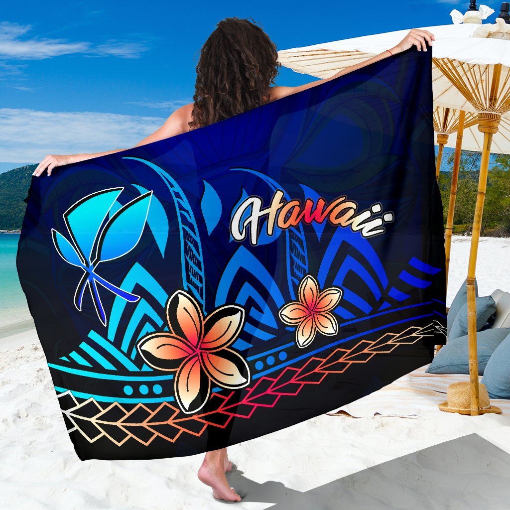 Hawaii Sarong - Vintage Tribal Mountain Sarong - hawaii - Polynesian Pride