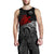 American Samoa Polynesian Men's Tank Top - Polynesian Turtle (Red) - Polynesian Pride