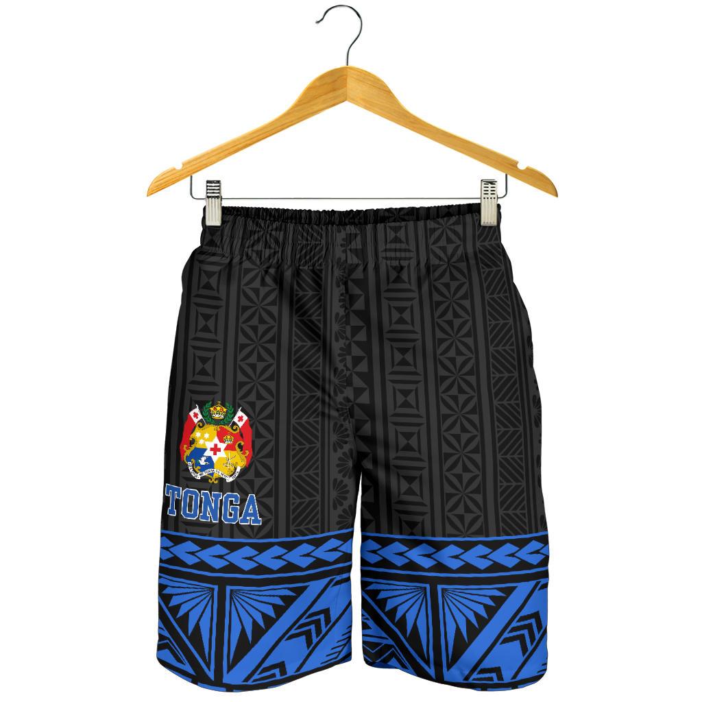 Tonga All Over Print Men's Short - Blue Polynesian Blue - Polynesian Pride
