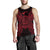 American Samoa Men Tank Top Map Red Red - Polynesian Pride