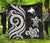 Papua New Guinea Premium Quilt - White Tentacle Turtle - Polynesian Pride