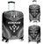 Kosrae Polynesian Chief Luggage Cover - Black Version Black - Polynesian Pride