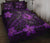 Hawaii Mix Polynesian Turtle Plumeria Quilt Bed Set - AH - Nick Style - Purple - Polynesian Pride