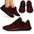 Northern Mariana Islands Sporty Sneakers - Polynesian Chief Red Version Black - Polynesian Pride