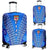 Fiji Drua Luggage Covers Tapa - Style 2 Blue - Polynesian Pride