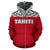 Tahiti All Over Zip up Hoodie Polynesian Hoodie Style - Polynesian Pride