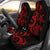 Yap Micronesian Car Seat Covers - Red Tentacle Turtle Universal Fit Red - Polynesian Pride