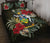 Solomon Islands Polynesian Quilt Bed Set - Special Hibiscus Black - Polynesian Pride