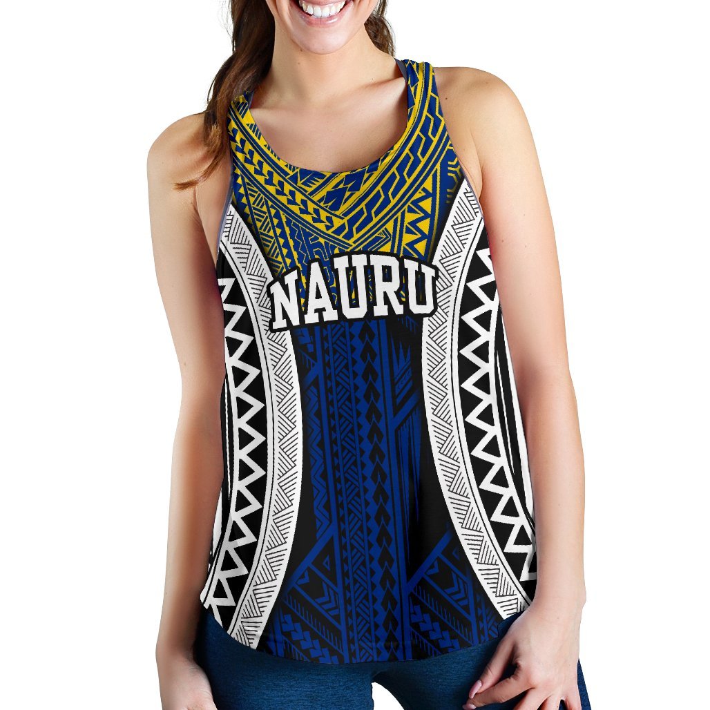 Nauru Special Women's Racerback Tank Top A0 - Polynesian Pride