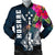 Kosrae Men's Bomber Jacket - Kosrae Summer Vibes Blue - Polynesian Pride