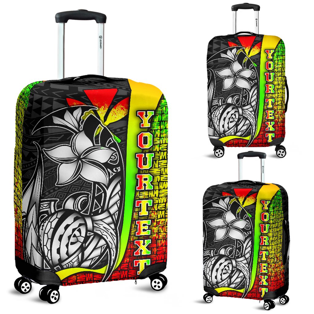 Polynesian Hawaii Custom Personalised Luggage Covers Reggae - Turtle with Hook REGGAE - Polynesian Pride