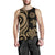 American Samoa Men's Tank Top - Gold Tentacle Turtle - Polynesian Pride