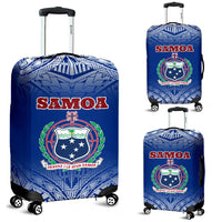 Samoa Luggage Covers - Polynesian Fog Blue blue - Polynesian Pride