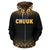 Chuuk All Over Zip up Hoodie Gold Fog Style - Polynesian Pride