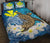 Hawaii Sea Turtle Plumeria Coconut Tree Quilt Bed Set - Polynesian Pride