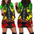 Palau Hoodie Dress - Polynesian Tattoo Reggae Reggae - Polynesian Pride