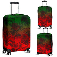 Polynesian Luggage Covers - Red Hibiscus Patterns - Polynesian Pride