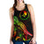 Yap Polynesian Women Tank Top - Turtle With Blooming Hibiscus Reggae - Polynesian Pride