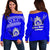 Queen Salote College Women's Off Shoulder Sweater - Polynesian Pride