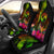 Tonga Polynesian Car Seat Covers - Hibiscus and Banana Leaves Universal Fit Reggae - Polynesian Pride