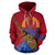 Tahiti All Over Zip up Hoodie Vaa Style - Polynesian Pride