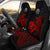 American Samoa Car Seat Covers - American Samoa Seal Turtle (Red) Universal Fit Red - Polynesian Pride