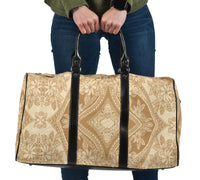 Polynesian Plumeria Mix Gold Hawaii Travel Bag Travel Bag One size Gold - Polynesian Pride