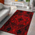 Hawaii Area Rug Polynesian Plumeria Mix AH Rug Red - Polynesian Pride