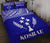 Kosrae Micronesia Quilt Bed Set - Kosrae Flag Blue Version - Polynesian Pride