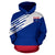 Guam Hoodie Guam Flag Coat of Arms Line Style - Polynesian Pride