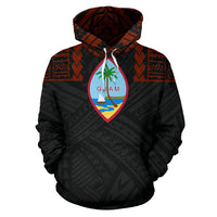 Guam All Over Hoodie Polynesian Is Front - Polynesian Pride