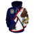 American Samoa Pullover Hoodie American Samoa Seal Flag Grunge Special - Polynesian Pride