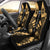 Samoa Car Seat Covers - Polynesian Tattoo Gold Universal Fit Gold - Polynesian Pride