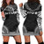 Niue Women's Hoodie Dress - Polynesian Black Chief Black - Polynesian Pride