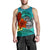 American Samoa Men's Tank Top - Tropical Flowers Style - Polynesian Pride