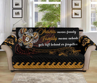 Hawaii Ohana Turtle Sofa Protectors - AH Sofa 70" Black - Polynesian Pride