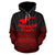 American Samoa Polynesian Hoodie Red Black Pride Map nd Seal - Polynesian Pride