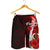 Vanuatu Polynesian Men's Shorts - Coat Of Arm With Hibiscus - Polynesian Pride