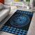 Kakau Seal Of Hawaii Polynesian - Pastel Blue Rug Blue - Polynesian Pride