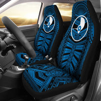 Yap Car Seat Covers - Yap Flag Micronesian Multiple Universal Fit Blue - Polynesian Pride