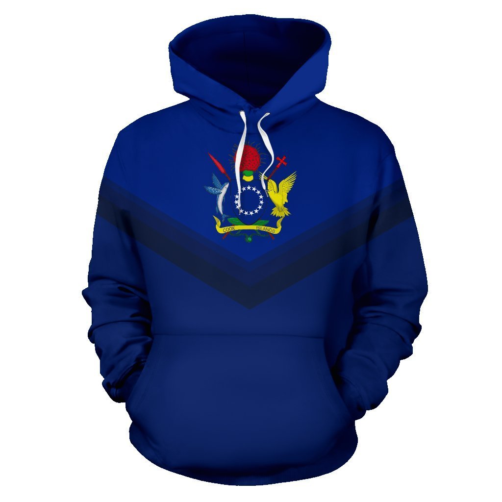 Cook Islands Flag Always In Me Hoodie Unisex Black - Polynesian Pride