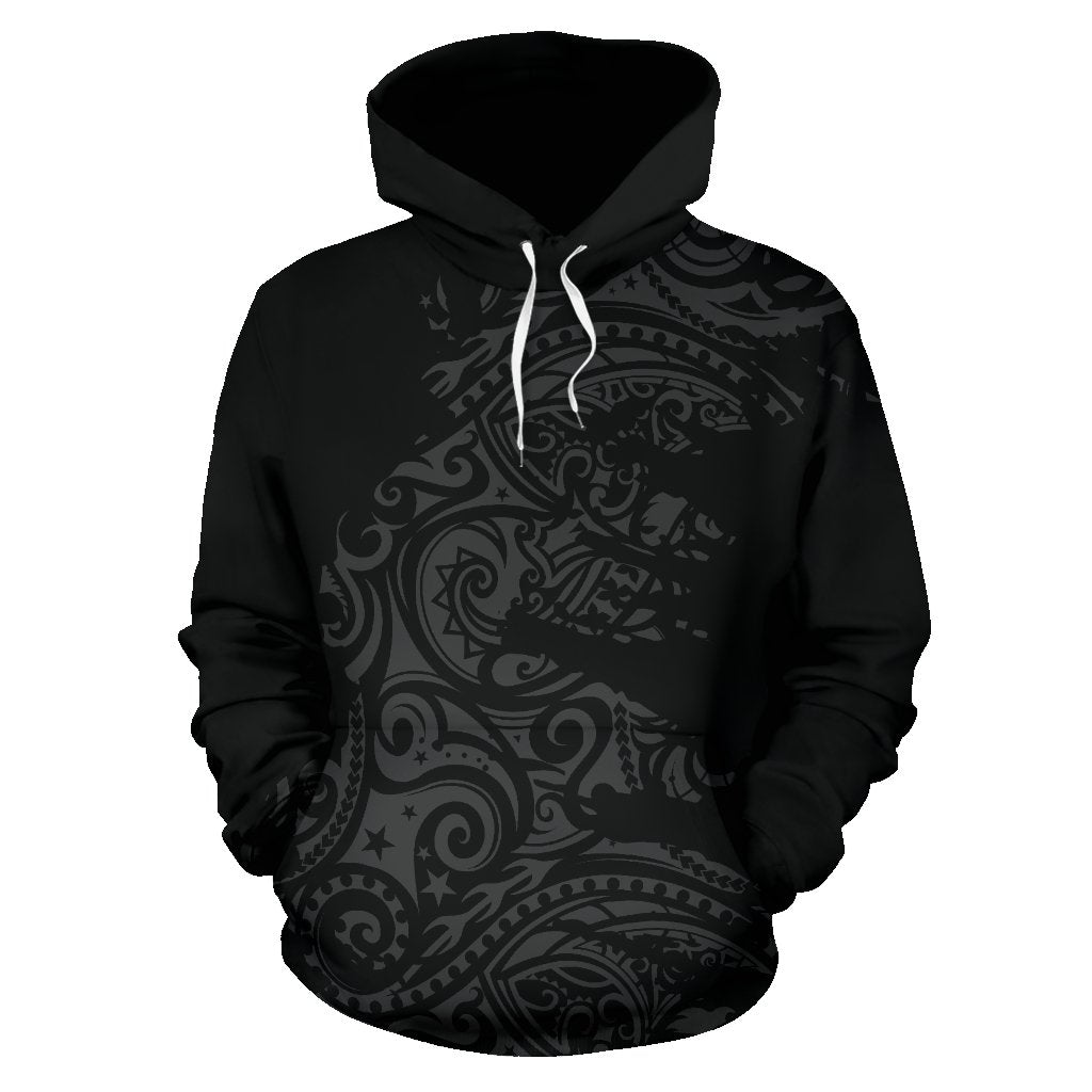 Hoodie Polynesian Tattoo Grey - Polynesian Pride