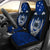 Samoa Car Seat Covers - Samoa Coat Of Arms Cocout Tree (Blue) - A02 - Polynesian Pride