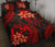 Tonga Polynesian Quilt Bed Set - Red Plumeria RED - Polynesian Pride