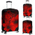 Hawaii Hibiscus Luggage Cover - Turtle Map - Red Red - Polynesian Pride