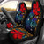 Hawaii Lauhala Hibiscus Polynesian Tropical Blue Car Seat Cover - Wake Style - AH - Polynesian Pride