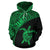 Tahiti Hoodie Tahiti Turtle Mermaid Polynesian Tattoo Green Version - Polynesian Pride