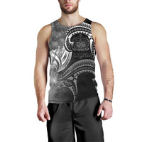 Samoa Men's Tank Top - Samoa Seal Wave Style (Black) - Polynesian Pride