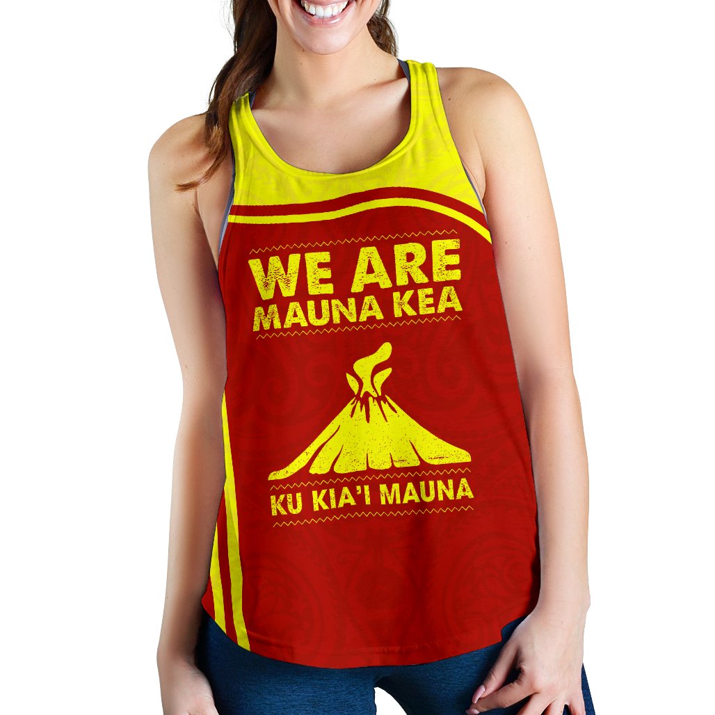 Mauna Kea Women's Racerback Tank 04 - Polynesian Pride